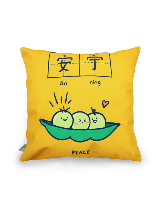 Slow Life and Peace Cushion Cover