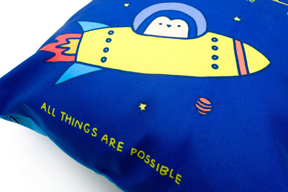 Courage & All Things Are Possible Cushion Cover
