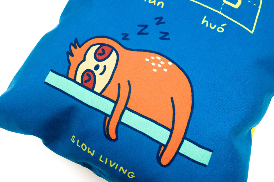 Slow Life and Peace Cushion Cover